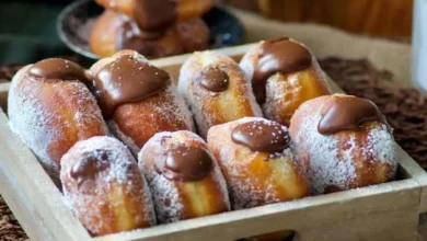 Receita de Beignets de nutella