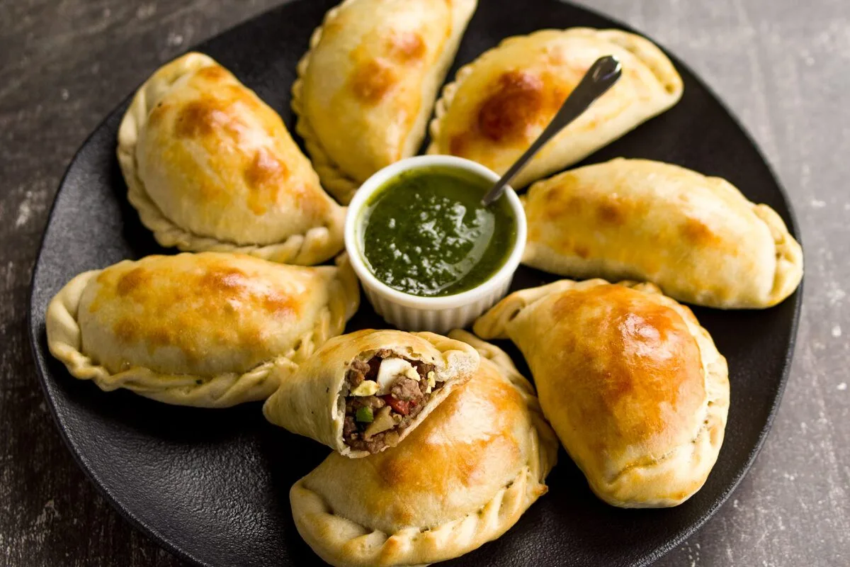 Receita de Empanadas de carne com chimichurri