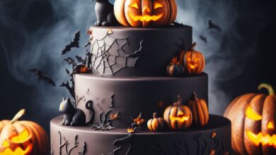 bolo de halloween