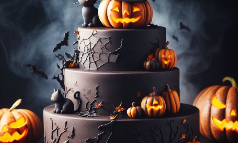 bolo de halloween