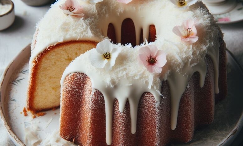 bolo de coco delicioso