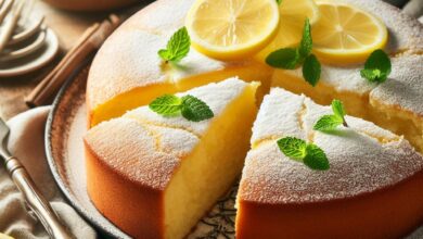 Bolo de limão siciliano